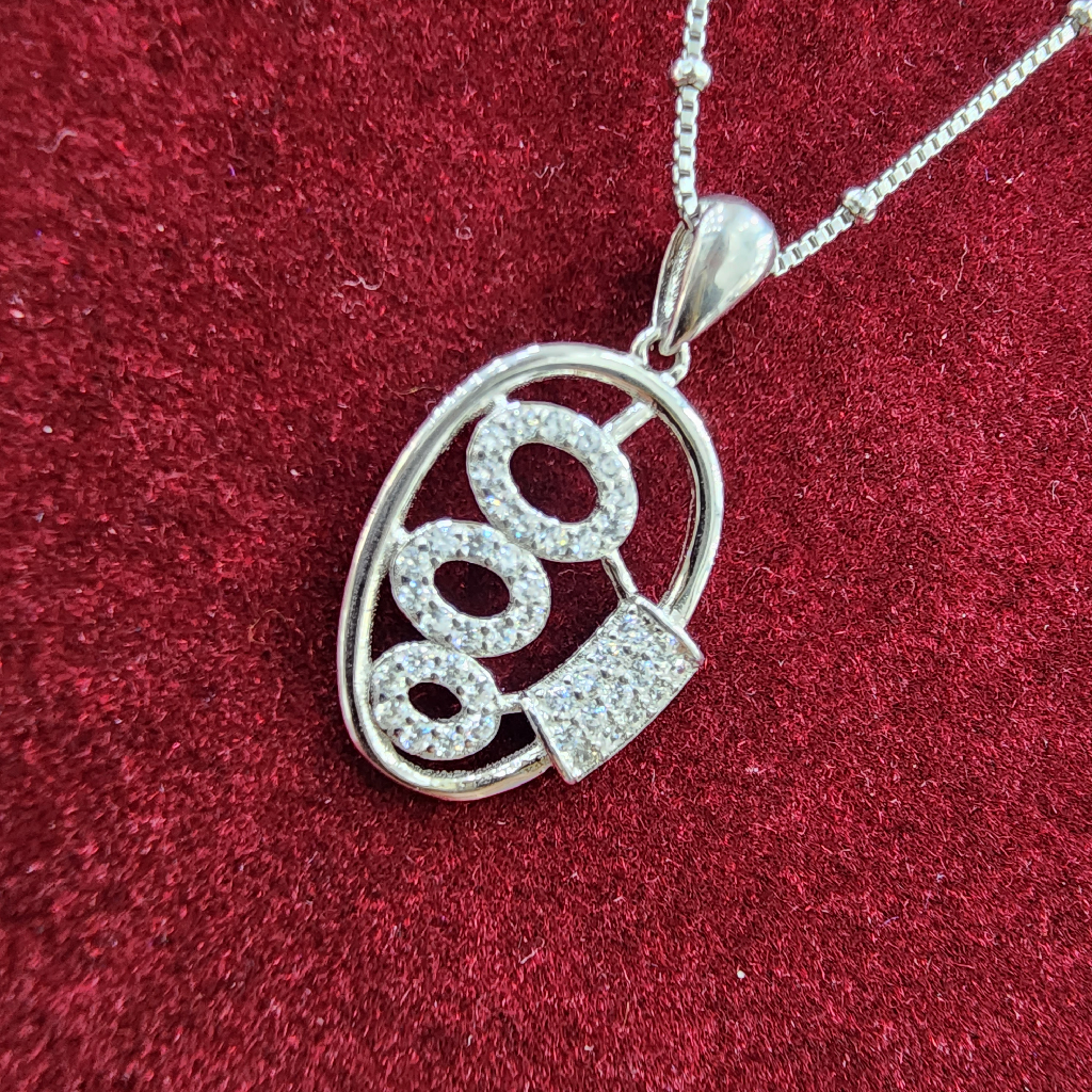 925 Sterling Silver Chain Pendant Set