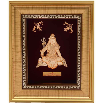 24k gold leaf shivji frame by 