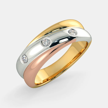 22K Gold Exclusive Round Ladies Ring by 