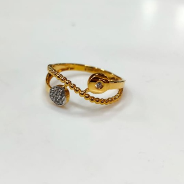 22KT Gold Modern Stylish Ring  by 