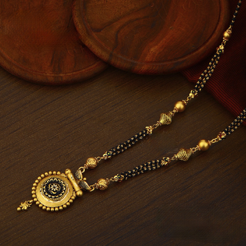 916 Gold Antique Jadtar Mangalsutra by 