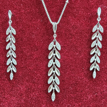 925 Sterling Silver Chain Pendant Set by 