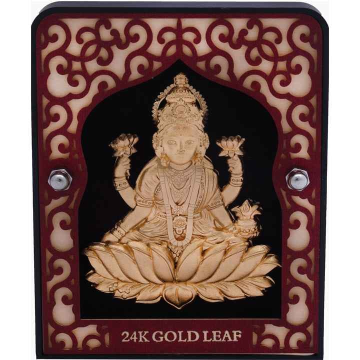 999 gold leaf laxmi frame by 