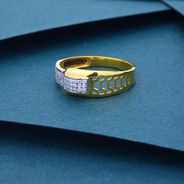 22k Gold Fancy Exclusive Gents Ring by 