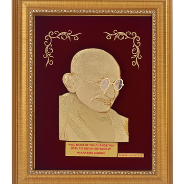 24k gold leaf mahatma ghandhi frame by 