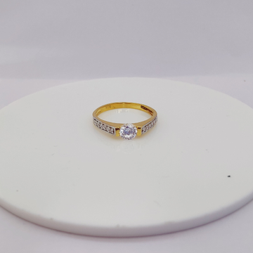 22k Gold Exclusive Stone Engagement Ring by 