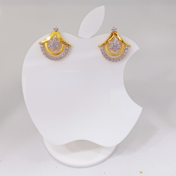 18k gold exclusive diamond ladies earring by 