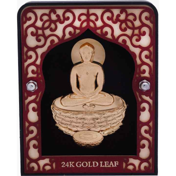 24k gold leaf mahavirji frame by 