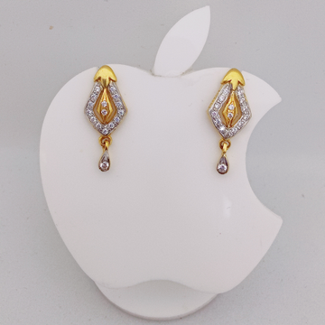 22k Gold Exclusive Ovel Shape Earring by 