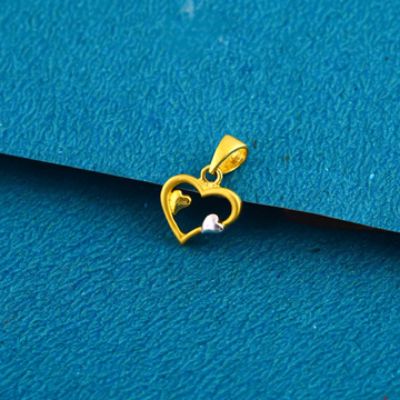 916 gold  heart shape pendant by 