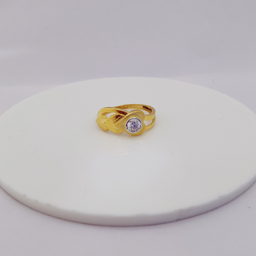 22k gold exclusive plain heart shape ring by 