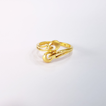 916 Plain Gold Fancy Ladies Ring by 