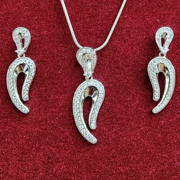 925 Sterling Silver Chain Pendant Set by 