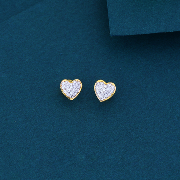 22K Gold Fancy Heart Shape Earrings by 