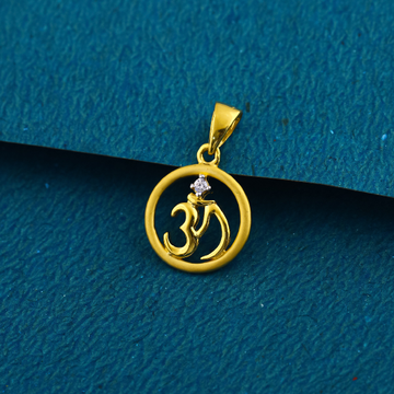 22K 916 Premium OM Design Fancy Gold Pendant by 
