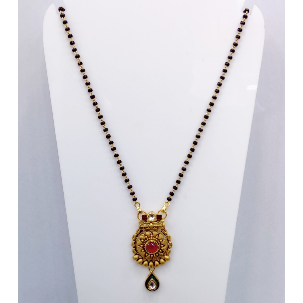916 gold antique mangalsutra