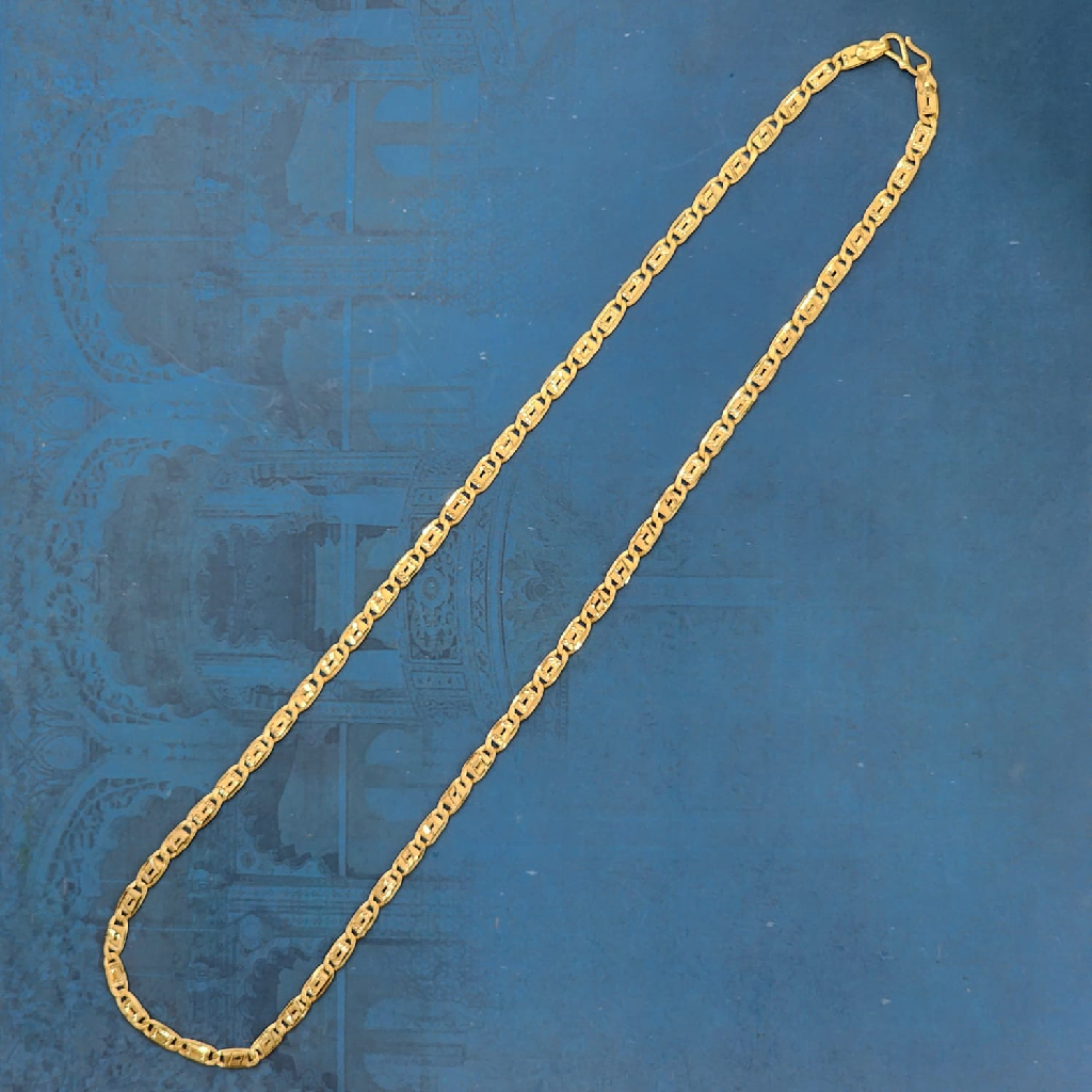 22K Gold Exclusive Fancy Gents Chain