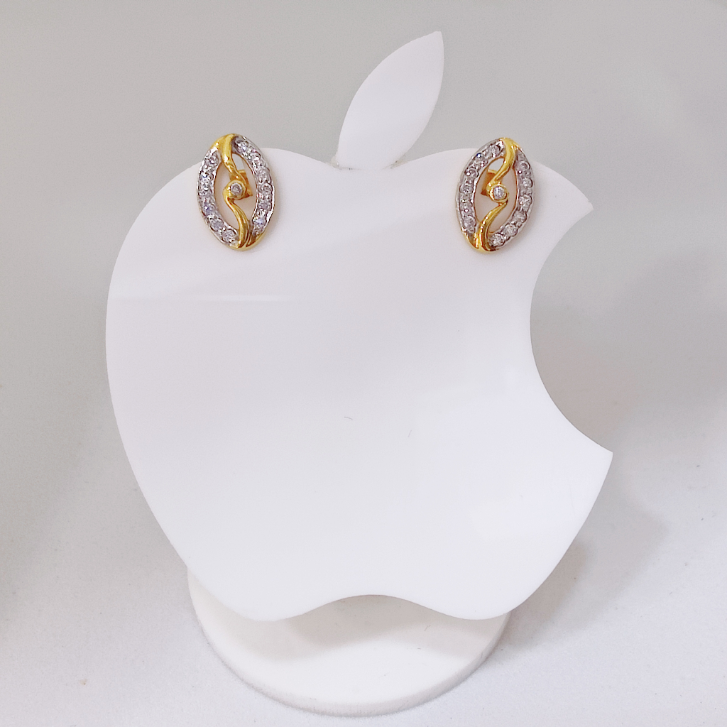 18k gold diamond exclusive ladies earring