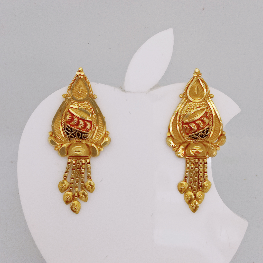 22k Gold Plane Exclusive Ledies Earring