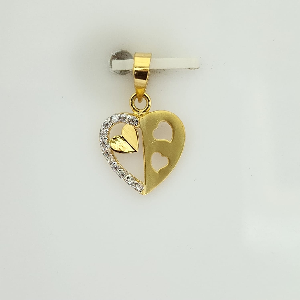 18K Gold Exclusive Heart Shape Pendant