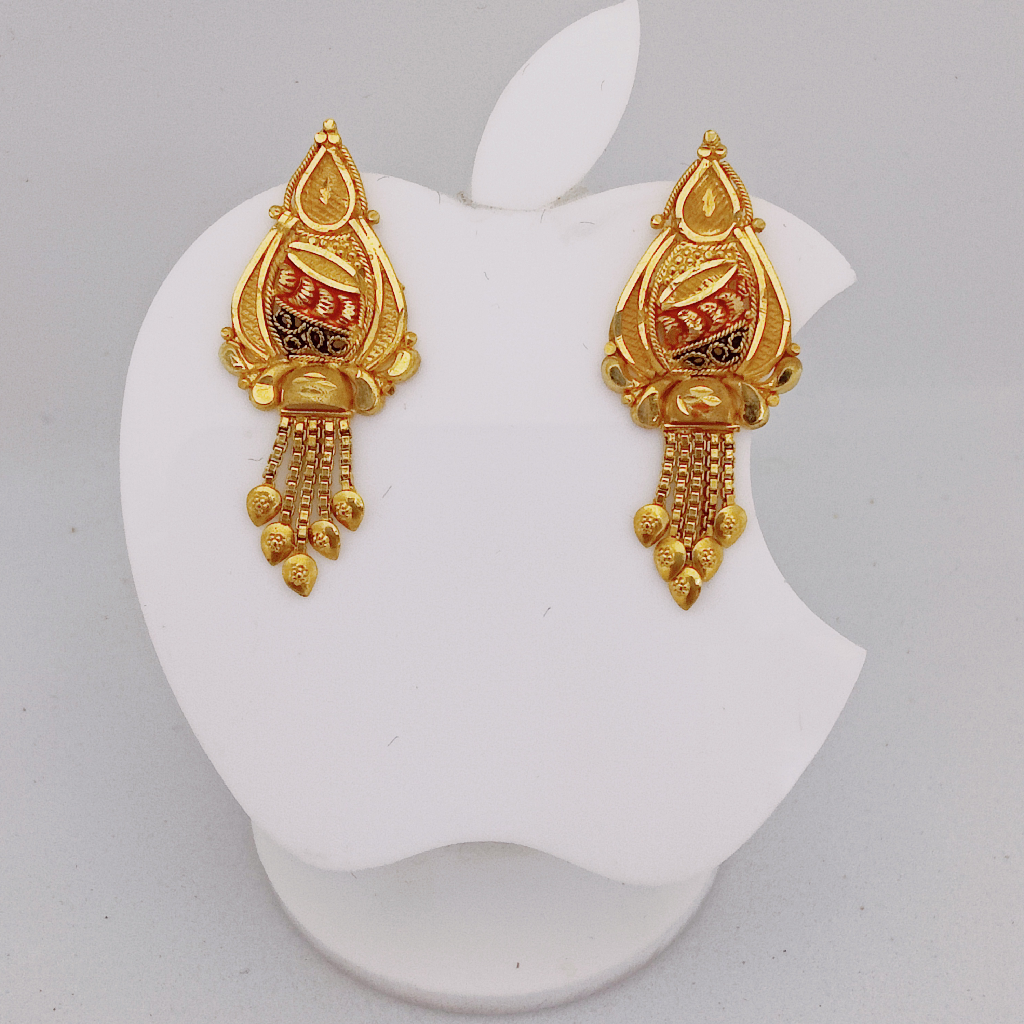 22k Gold Plane Exclusive Ledies Earring