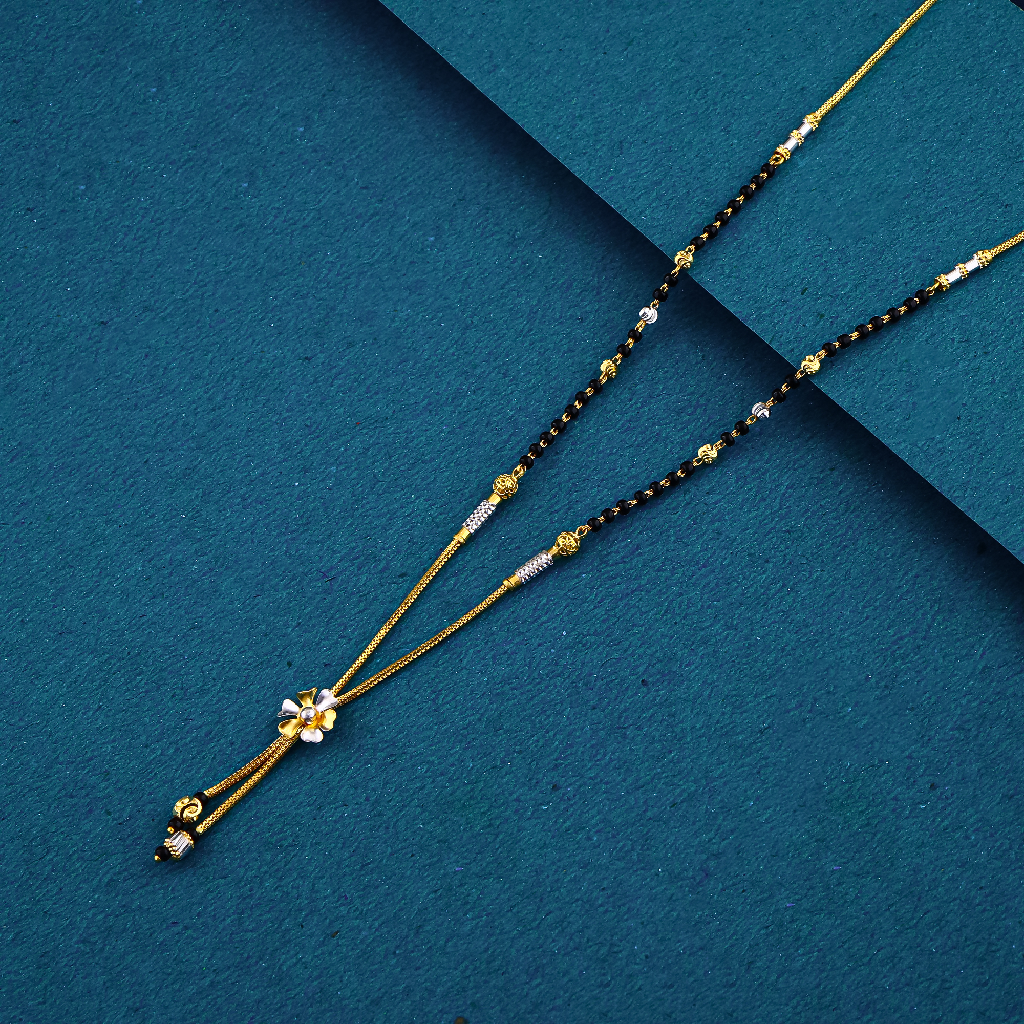 22K 916 SINGAL LINE FANCY MANGALSUTRA