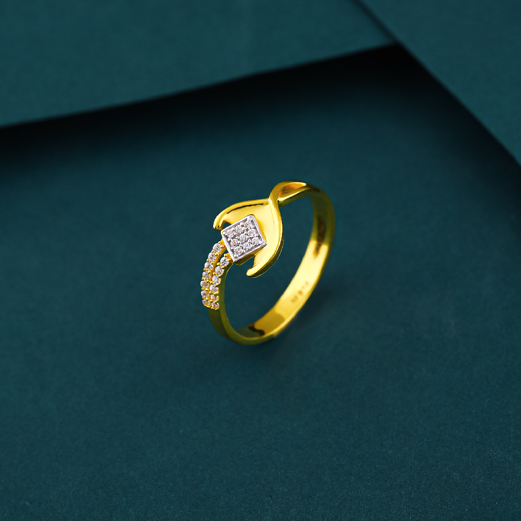 18k 22k Gold Natural Diamond Ring ,natural Diamond Ring, Handmade Yellow Gold  Ring, Mother's Day Gift, Flower Ring Indian Gold Ring - Etsy
