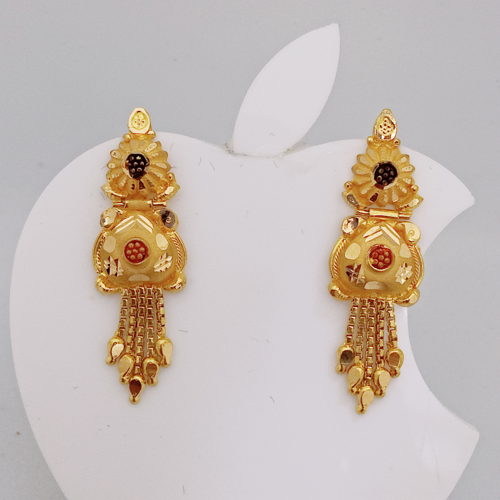 22k Gold Plane Exclusive Design Ledies Earring