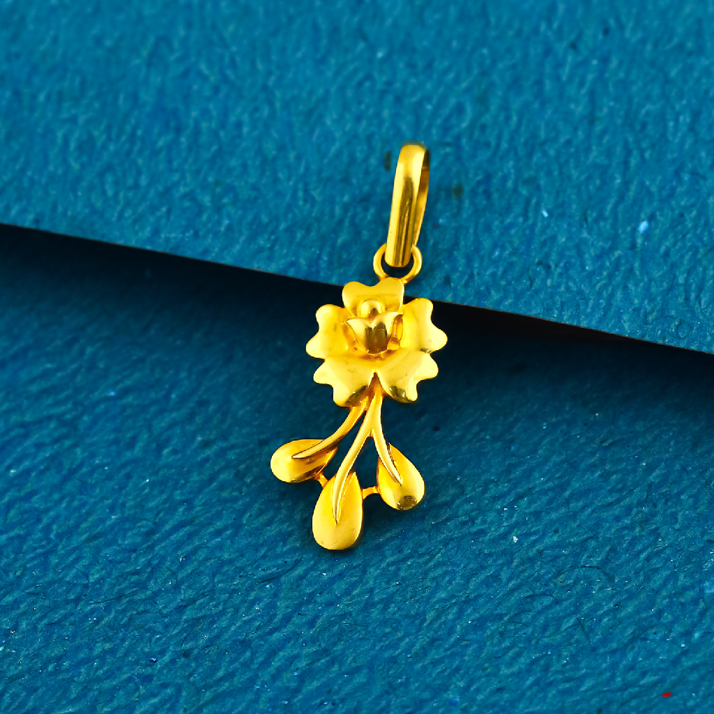 22K 916 Flower Shape Pendant