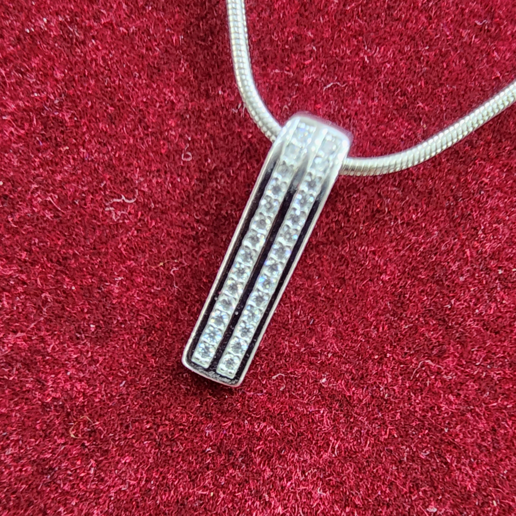 925 Sterling Silver Chain Pendant Set