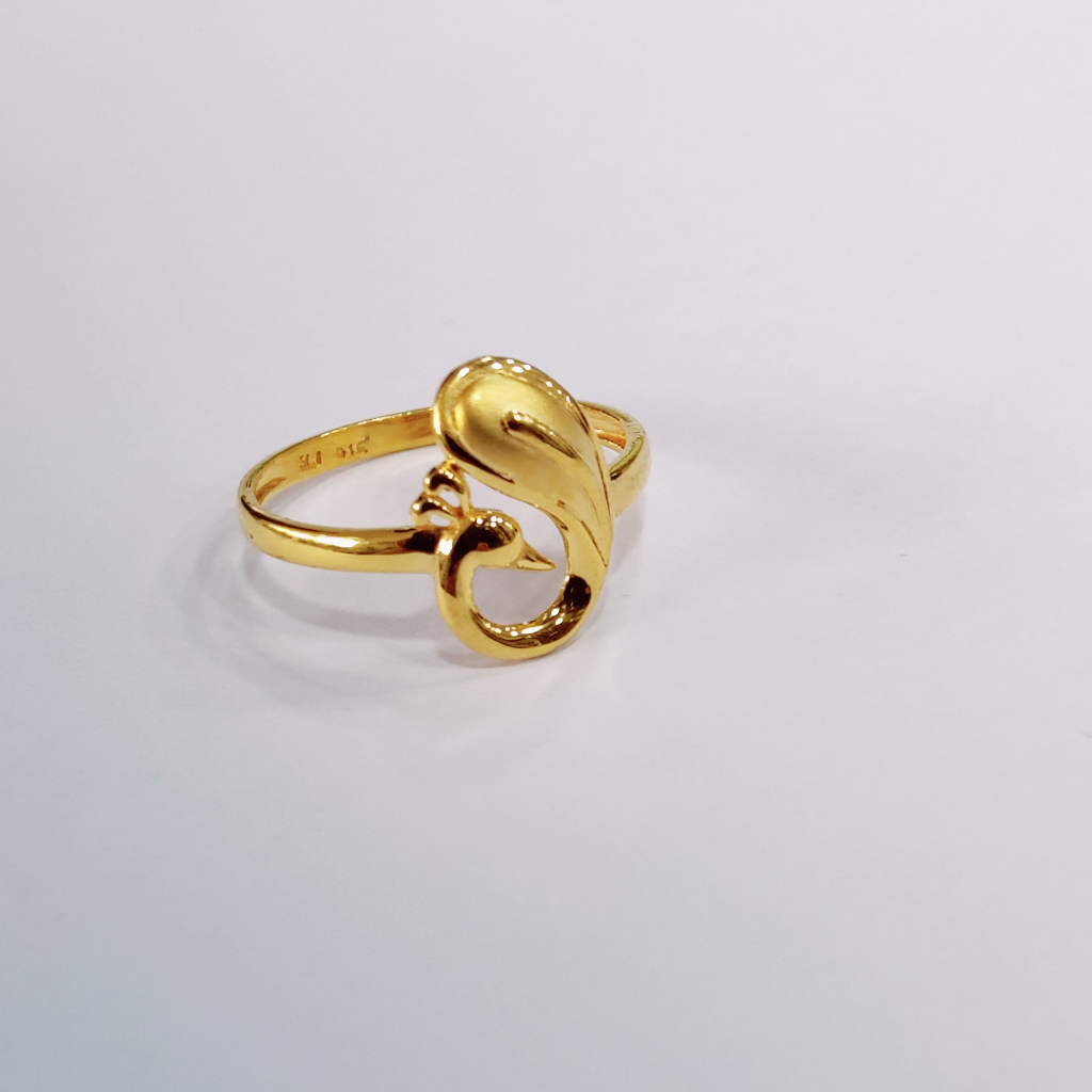 Peacock Gold Ring 3D model 3D printable | CGTrader