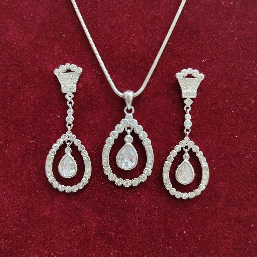 Sterling Silver Necklace/Set - Gems and Jewels | Rahul Gems