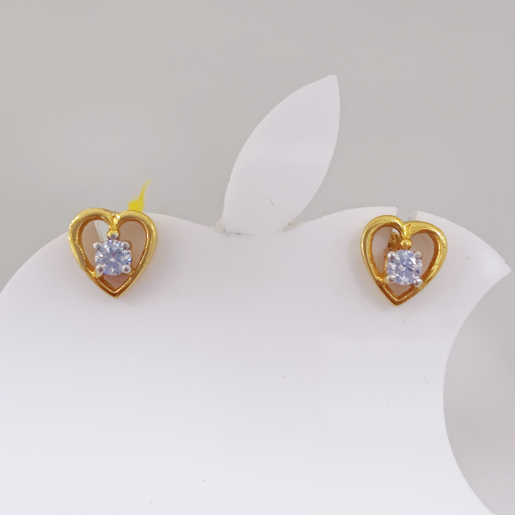 22k Gold Exclusive Heart Shape Earring