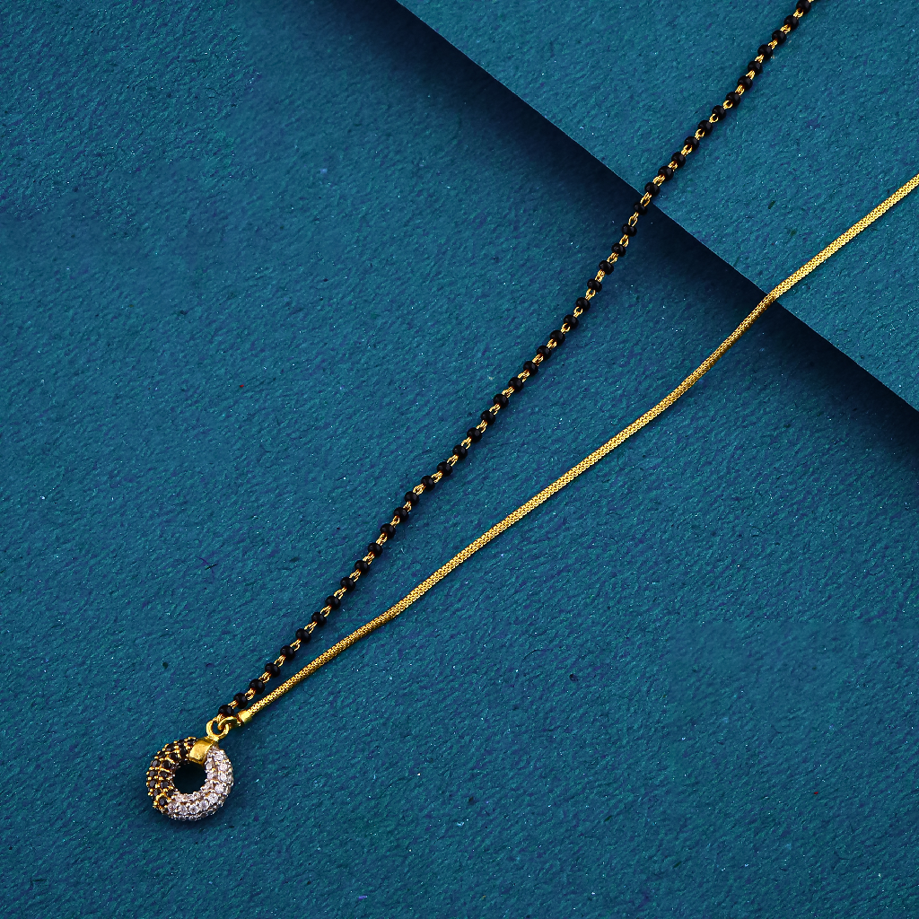 22K 916 SINGAL LINE DOKIYA STYLE MANGALSUTRA