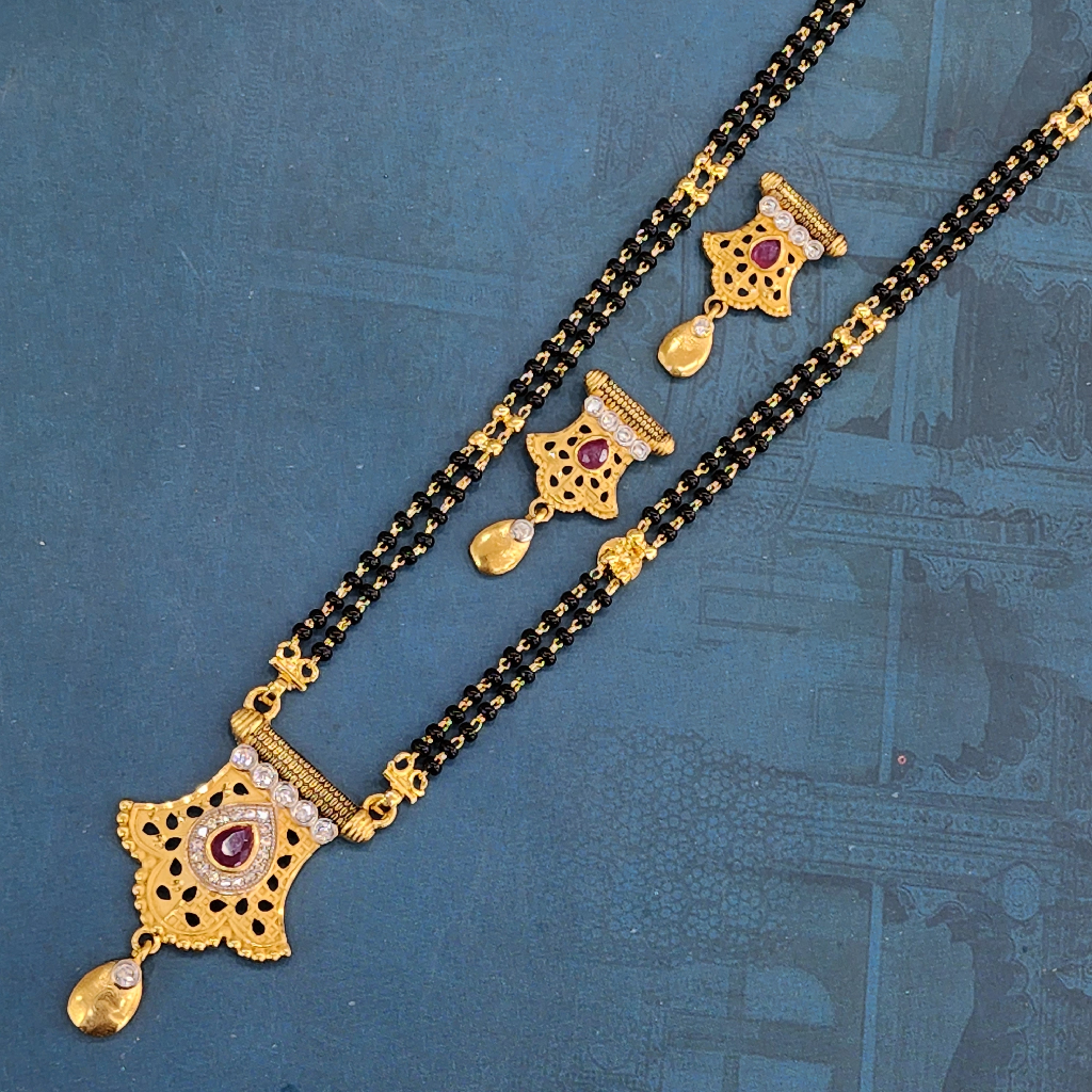 1.gram gold forming fashion jewellery mangalsutra