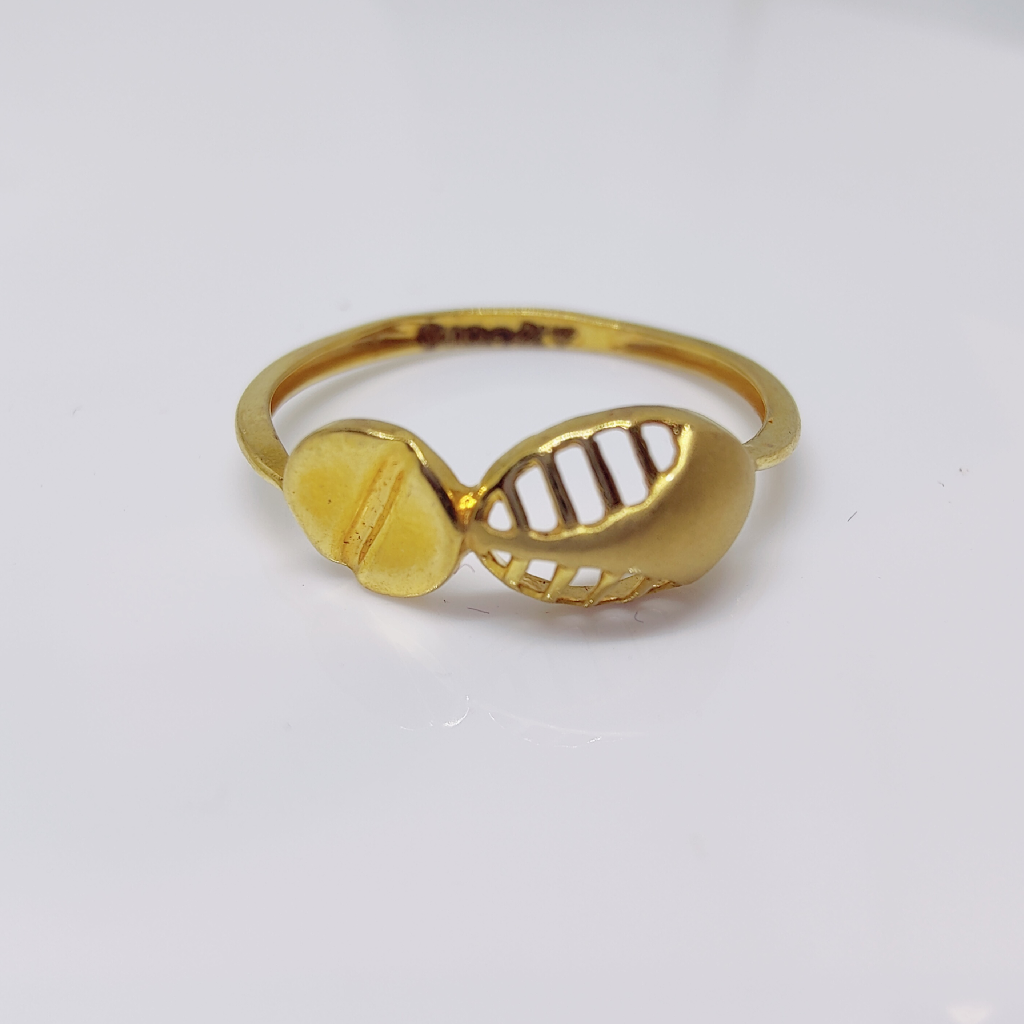 22k Gold Plain Ladies Ring