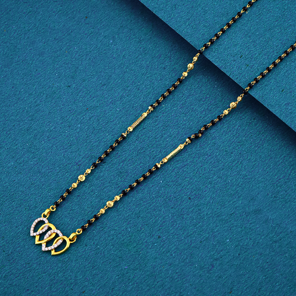 22K 916 SINGAL LINE FANCY MANGALSUTRA