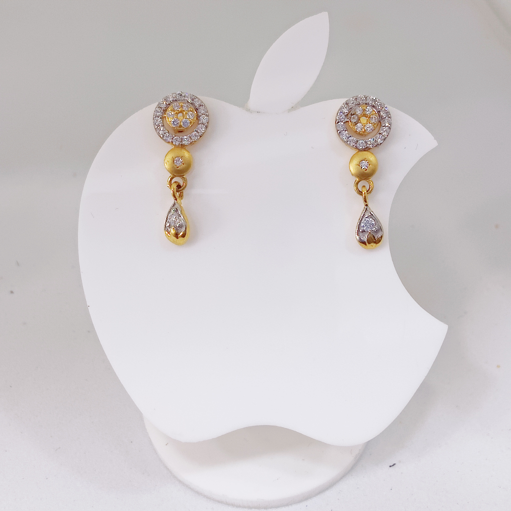 22k gold exclusive hanging ladies earring