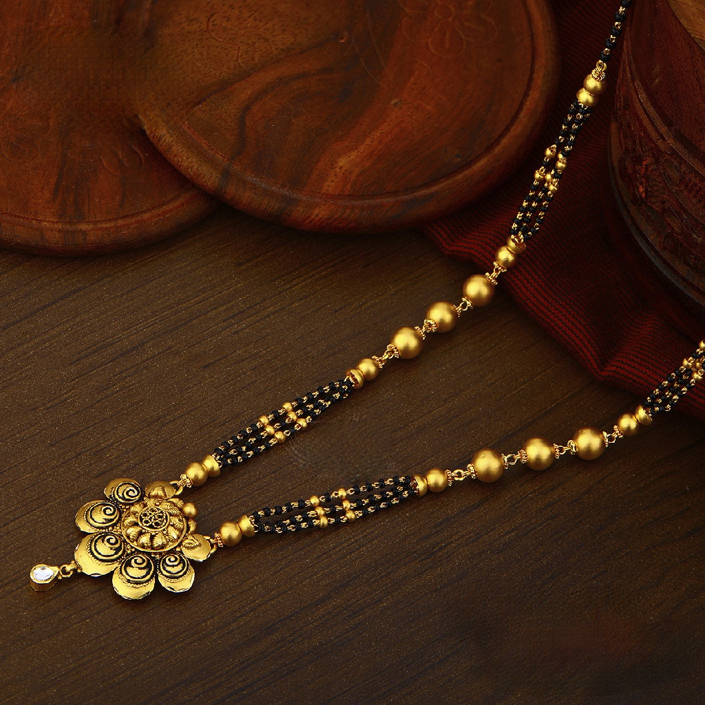 916 Gold Antique Jadtar Mangalsutra