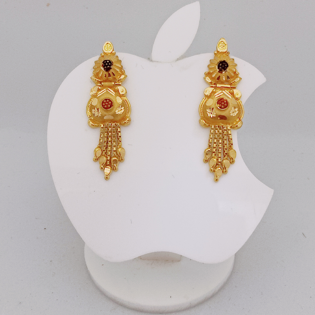 22k Gold Plane Exclusive Design Ledies Earring