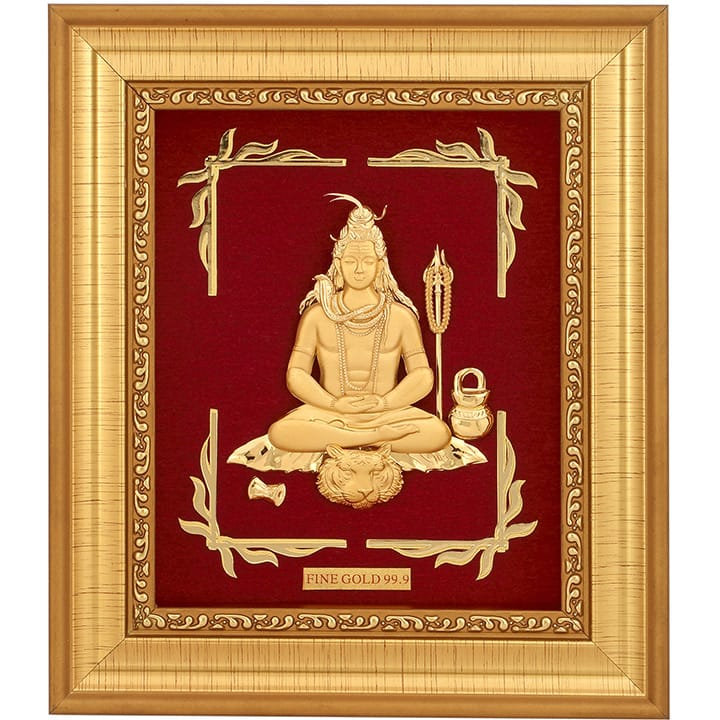 24k gold leaf shivji frame