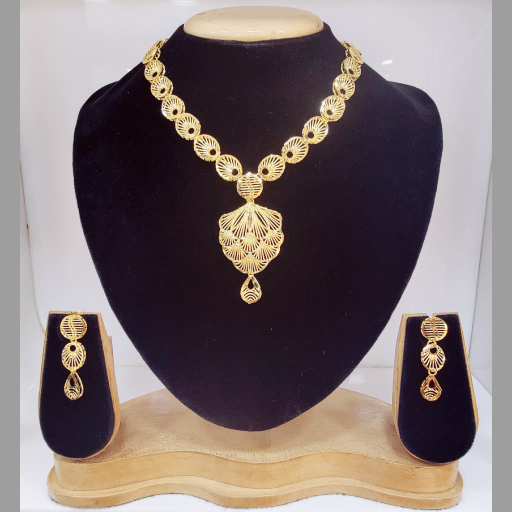 1 gram gold gabha Necklace set