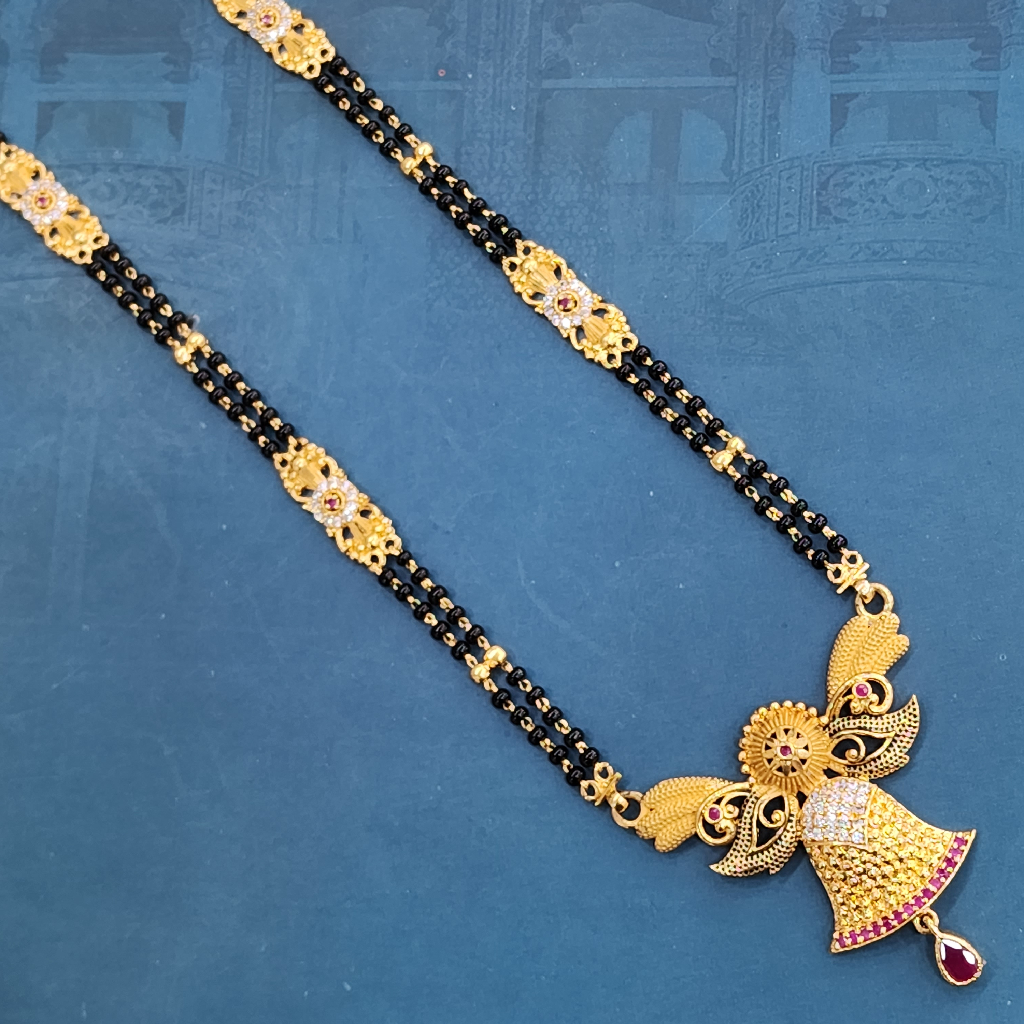 1.gram gold forming Classis fashion jewellery mangalsutra