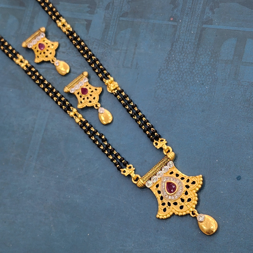 1.gram gold forming fashion jewellery mangalsutra