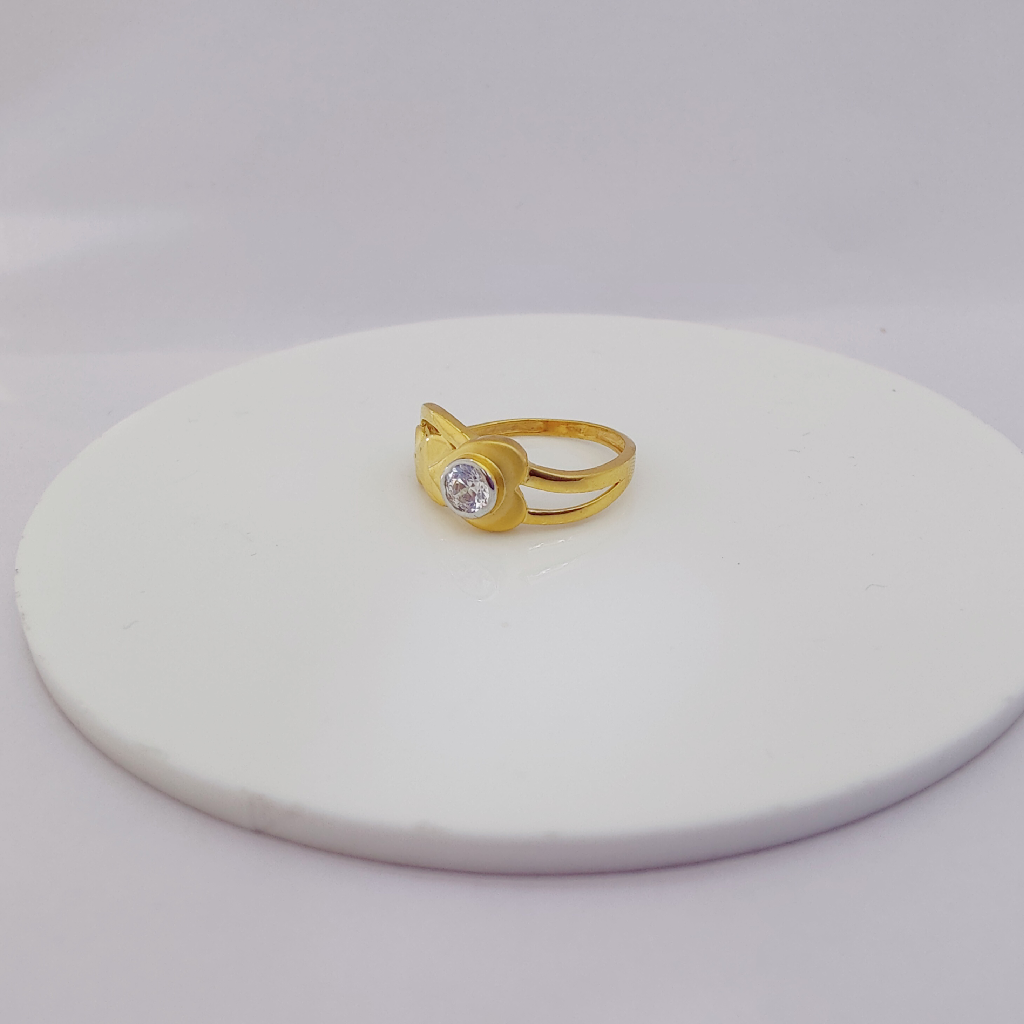 22k gold exclusive plain heart shape ring