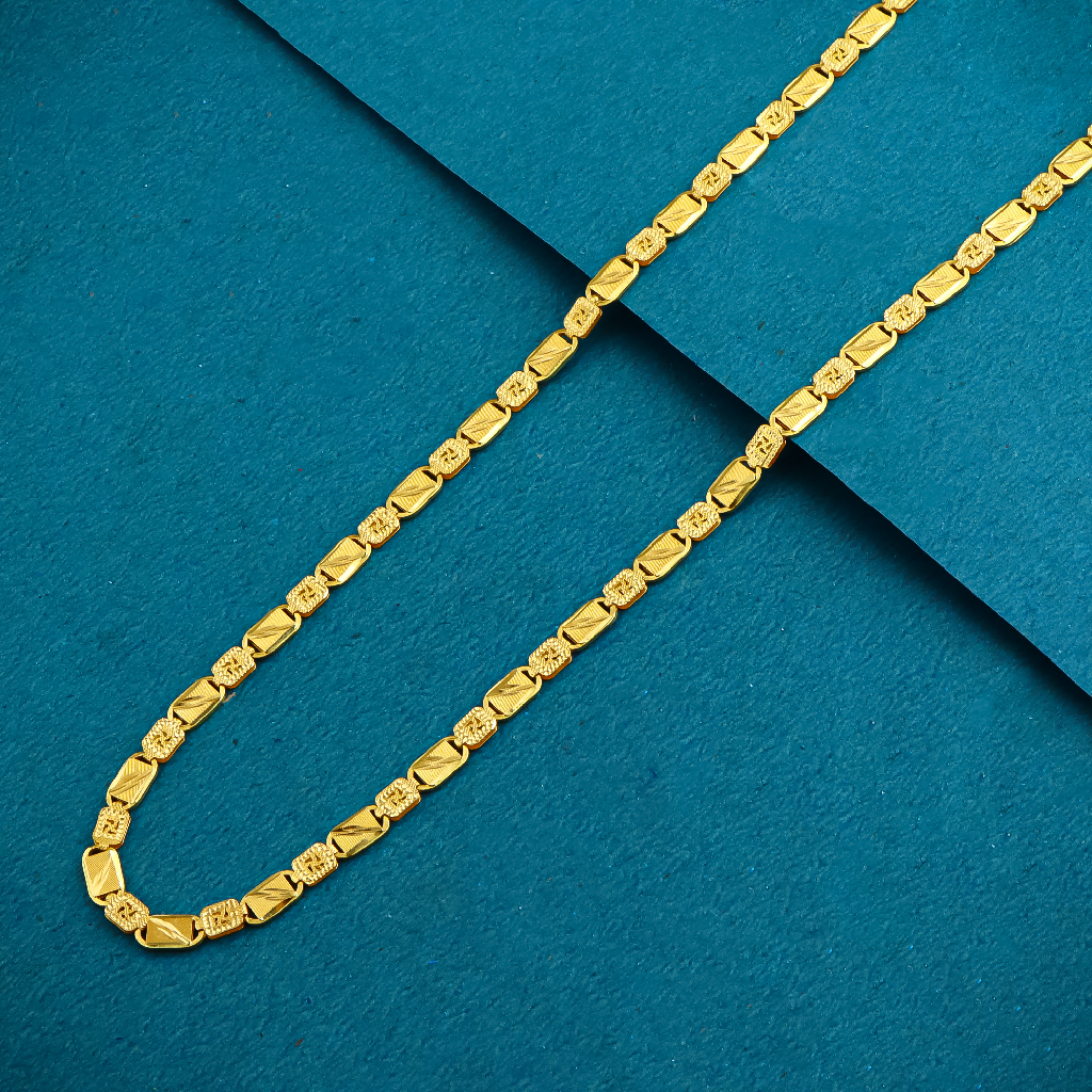 22K 916 Gold Exclusive Fancy Gents Chain