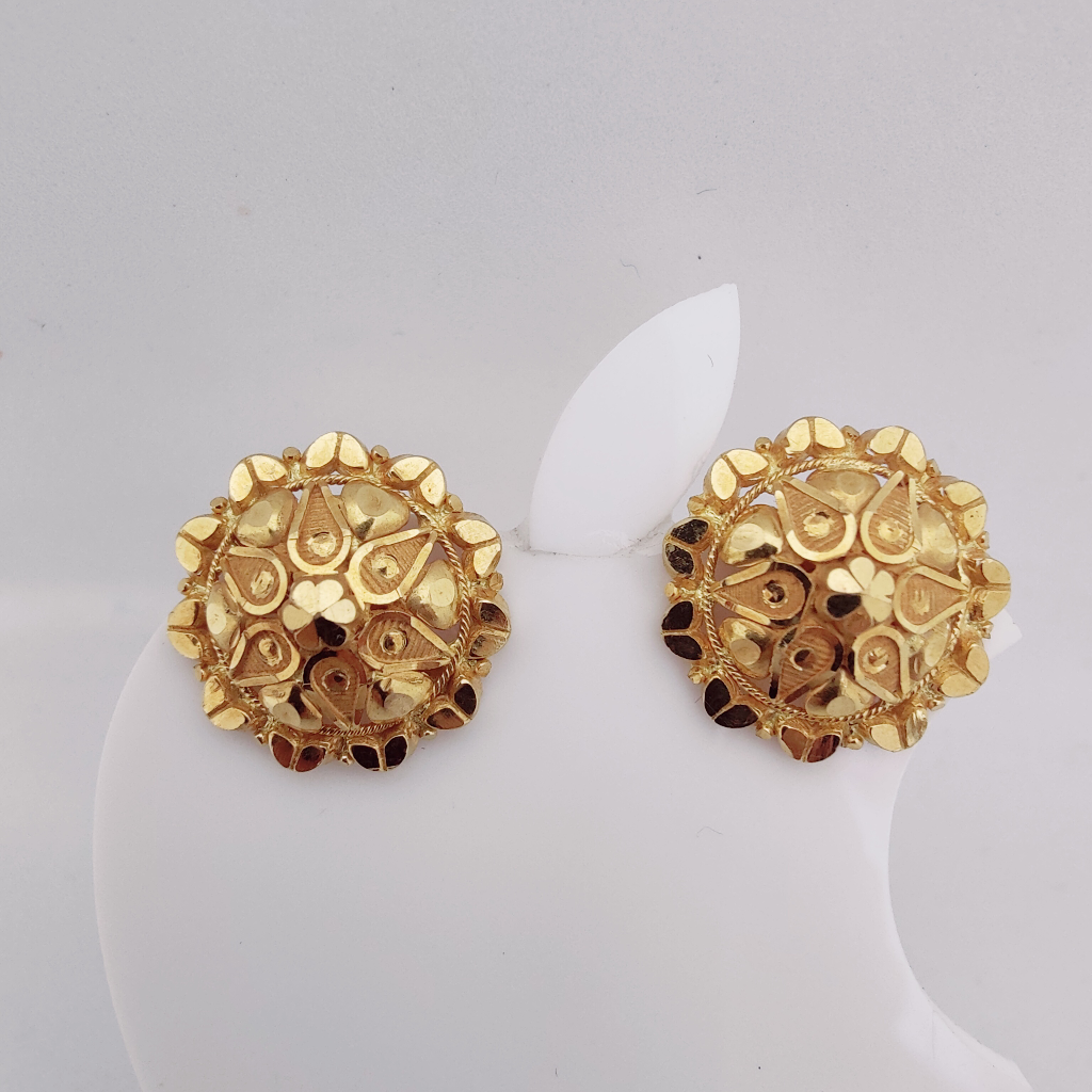 20k gold plain the lemp design earring