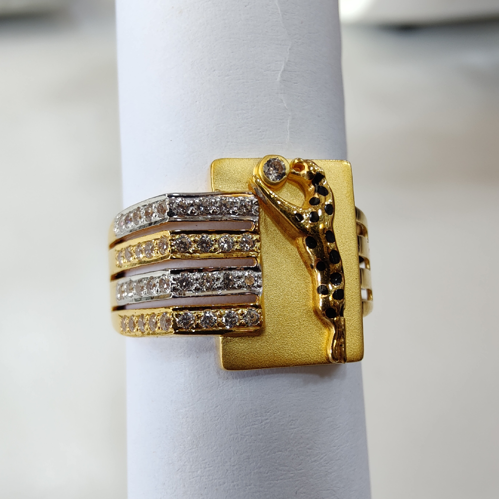 Wholesaler of 916 gold jaguar ring | Jewelxy - 229713