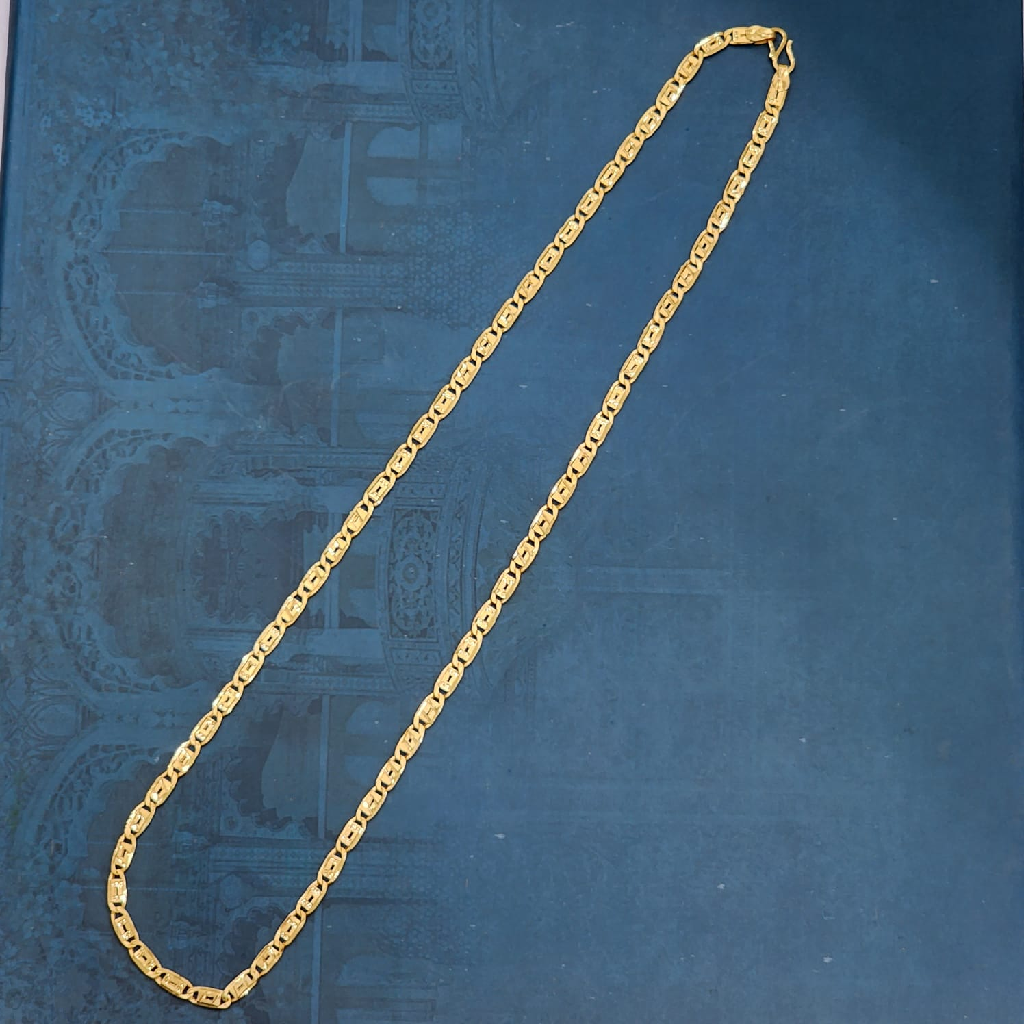 22K Gold Exclusive Fancy Gents Chain