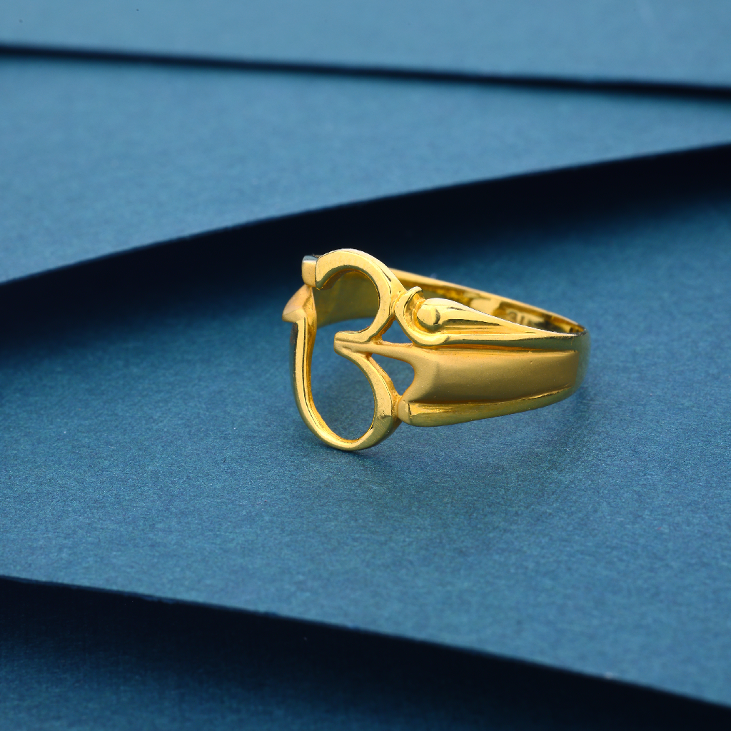 22K Gold Fancy And Classic Design Exclusive Ring